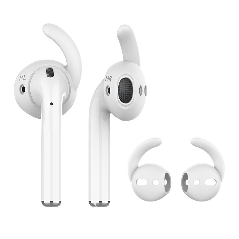 AHASTYLE PT60 1 Pairs Ear Hooks for Apple AirPods with Charging Case (2016) (2019) Silicone Earhook Anti-Skid Ear Tips (Size: M) AHASTYLE PT60 1 Pairs Ear Hooks for Apple AirPods with Charging Case (2016) (2019) Silicone Earhook Anti-Skid Ear Tips (Size: M)